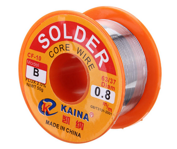 KAINA 63/37 rosin core solder. Flux 2.0%.